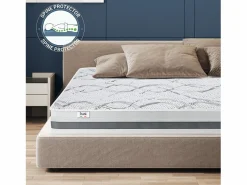 The White Stone Colchón Doble 150 x 220 Memory Foam | Premium Quality | altura 22 cm | Made in Italy