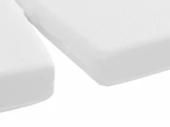 Discount Ysmée Colchón evolutivo de espuma de 90 x 140|170|200 cm y 10 cm de grosor - AQUILON de Blanco