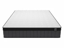 Ysmée Colchón híbrido de 180 x 200 cm de muelles 7 zonas viscoelástica refrescante de 25 cm de grosor TOLCA de YSMÉE