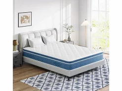 Outlet Colchón Híbrido 120x200cm - esp.27cm - muelles ensacados 7 zonas - hipoaalergénico - transpirable - Medio-Firme Colchón Muelles Ensacados