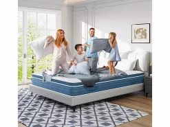 Outlet Colchón Híbrido 120x200cm - esp.27cm - muelles ensacados 7 zonas - hipoaalergénico - transpirable - Medio-Firme Colchón Muelles Ensacados