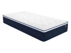 Best Ysmée Colchón muelles ensacados + Cubrecolchón 90x190 cm ALTIER Blanco