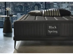 Moonia Colchón Muelles Ensacados Black Spring Royal, 140x190 cm -