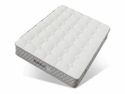 Colchón ortopédico ignífugo de 160 x 200 cm con 4 asas, OEKO-TEX®, 20 cm de grosor, transpirable, 7 zonas de muelles ensacados Colchones - 160X200Cm