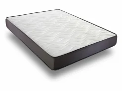 Hot Cambia tus muebles Colchón viscoelástico de 90x190x15 cm con núcleo de densidad de 30 kg en blanco Toc 15