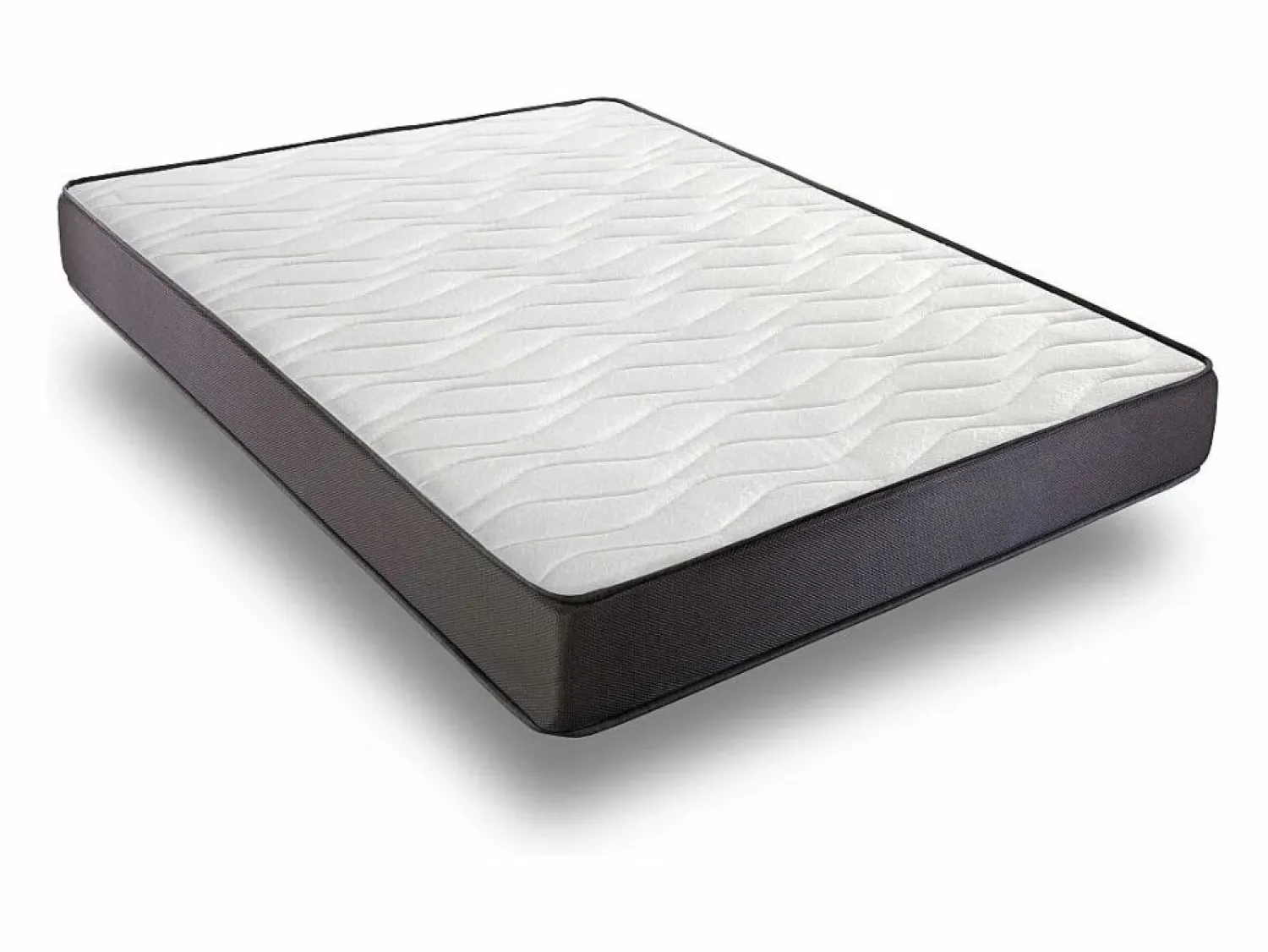 Hot Cambia tus muebles Colchón viscoelástico de 90x190x15 cm con núcleo de densidad de 30 kg en blanco Toc 15