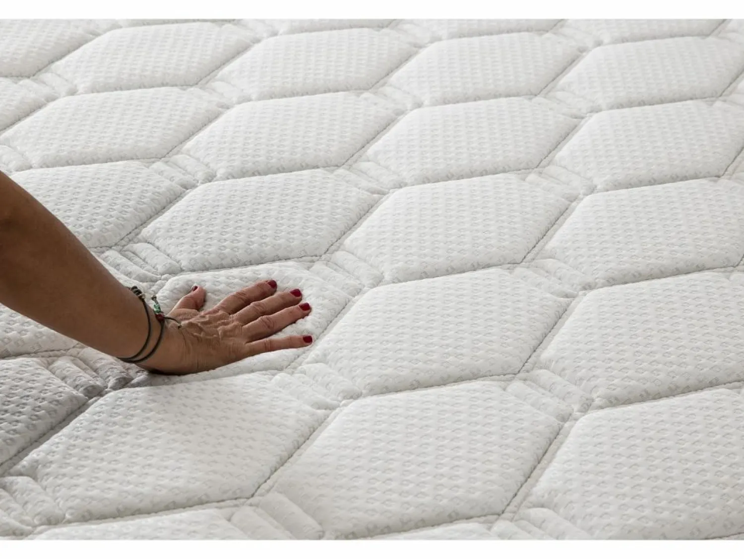 Hot VS Venta-stock Colchón Viscoelástico Ergo-Confort 160x200 cm, 22 cm de Altura, 2 cm de Viscoelástica