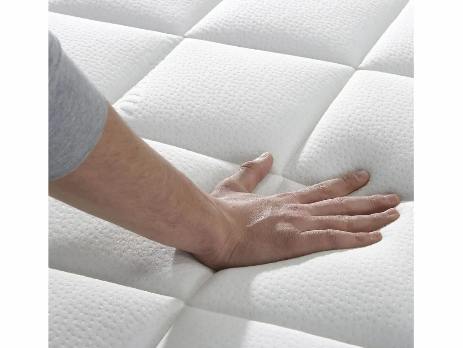 Outlet Colchón Viscoelástico Gel Active 140 x 190 x 25 cm, 1 cm de Visc-Gel + Firmeza: Media Colchones - 140X190Cm