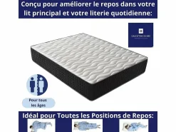 Dagostino Home Colchón Viscoelástico 140x190 Especial Cama Principal, Todos los Tamaños | Altura 30cm