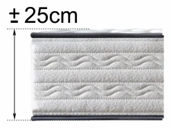 Dagostino Home Colchón Viscoelástico 160x200 Especial Cama Principal, Todos los Tamaños | Altura 25cm