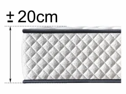 Best Colchón 180x200 ANATÓMICO PREMIUM Visco | Alto 20cm | Firmeza Alta Colchones - 180X200Cm