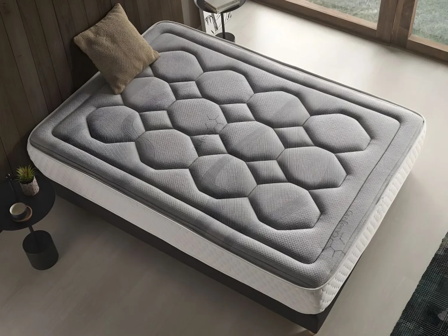 Sale Colchón 120x190 Viscoelástico Natur Grafeno 28 cm +/-2 Firmeza Media-Alta. Colchón Relax
