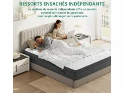 Sale DripeX Colchón 120x200cm muelles ensacados - esp.25cm - soporte 7 zonas - con asa - Hipoaalergénico