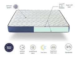 Dreamdi Colchon de espuma 160X200 DEO, Altura 22 CM, Adaptable, firmeza media y transpirable