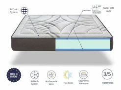Hot Colchon Espuma 180X200 AIRSYSTEM DREAM, Altura 30 CM, Espuma HR, Firmeza media Colchones - 180X200Cm