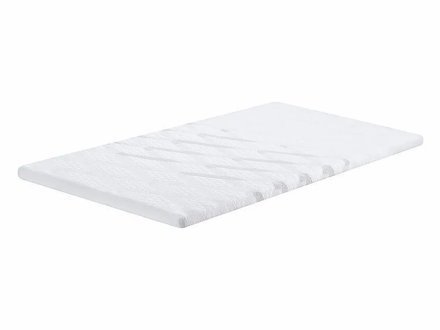 SENHO Colchoncillo 90x190 cm grosor 5,3 cm espuma viscoelástica, funda stretch desenfundable, base antideslizante - PLUME