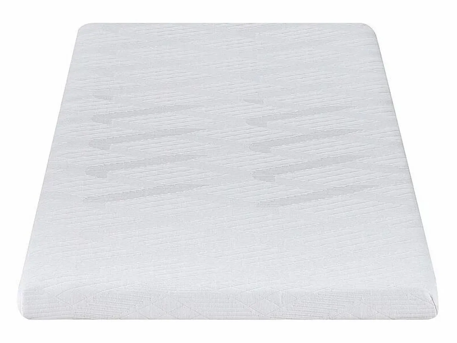 SENHO Colchoncillo 90x190 cm grosor 5,3 cm espuma viscoelástica, funda stretch desenfundable, base antideslizante - PLUME