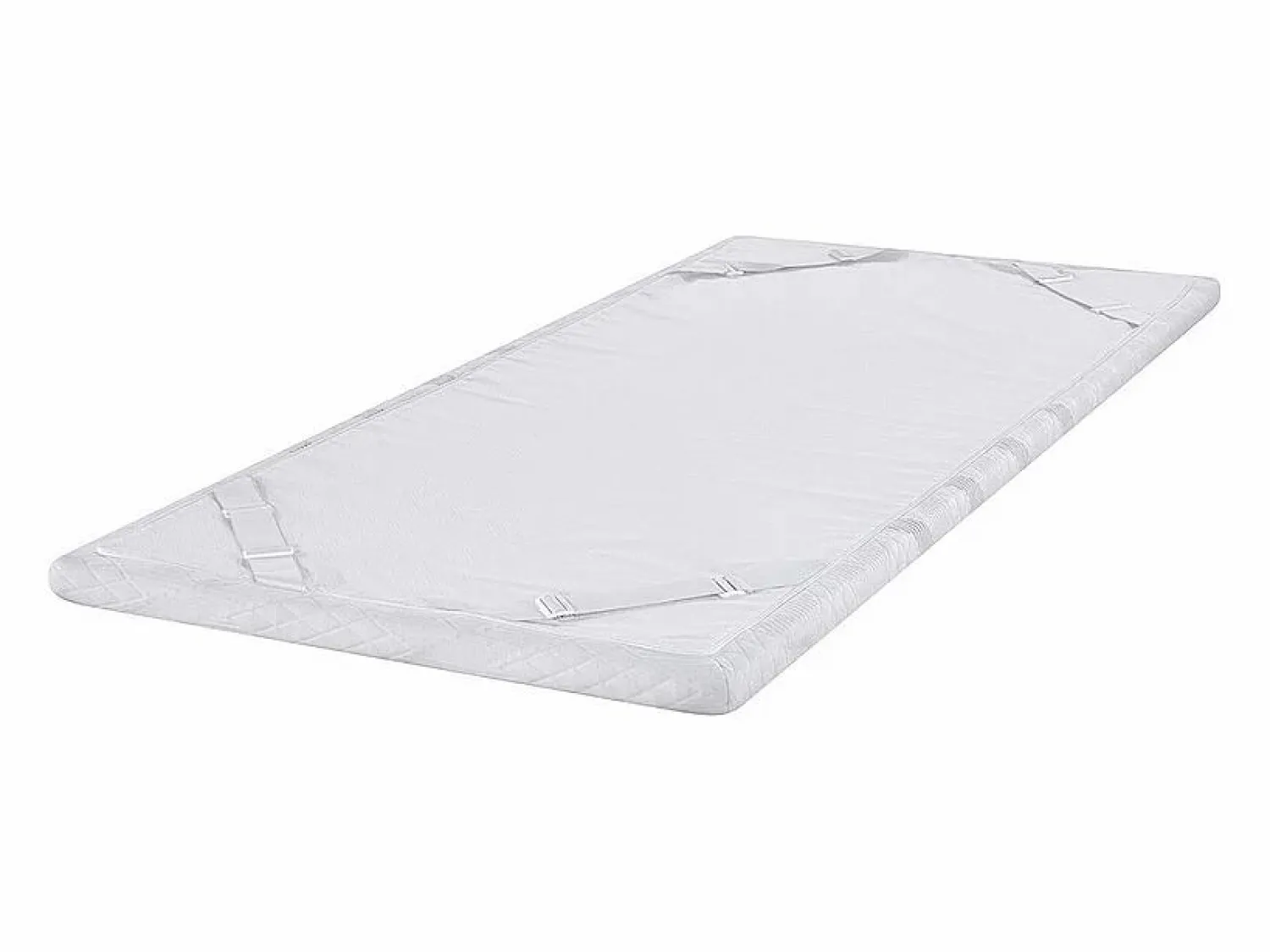 SENHO Colchoncillo 90x190 cm grosor 5,3 cm espuma viscoelástica, funda stretch desenfundable, base antideslizante - PLUME