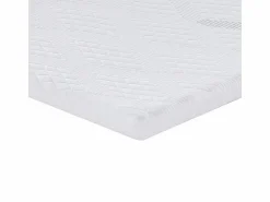 SENHO Colchoncillo 90x190 cm grosor 5,3 cm espuma viscoelástica, funda stretch desenfundable, base antideslizante - PLUME