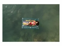 Bestway Colchoneta Hinchable para Playa o Piscina Retro Beats 174x117 cm con Diseño Multicolor en forma de Cinta de Cassete