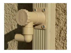 Online Capt'eau Colector de agua de lluvia para canalón cuadrado o rectangular Beige