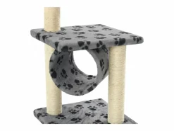 Outlet Colen Rascador para gatos con poste de sisal 65 cm huellas Juego De Animales