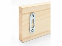 DECOWOOD Colgador de pared de madera maciza en tono natural de 61x5cm - KATE -