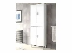 duehome Columna Aruba para baño - 4 puertas + 1 cajón