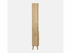 Sweeek Columna de almacenamiento para cuarto de baño natural