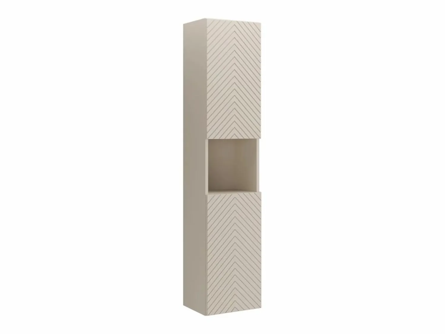 Sale Vente-unique Columna de baño con diseño de espiga y hueco, color , Alt. 140 cm, DORIONI Beige