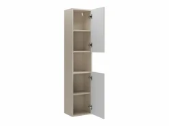 Sale Vente-unique Columna de baño con diseño de espiga y hueco, color , Alt. 140 cm, DORIONI Beige