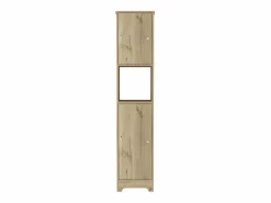TuHome Columna de baño Ibis en Melamina con 2 puertas y 1 estante , 172.21 cm X 36.32 cm X 40.64 cm ,