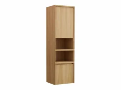 New Columna de baño suspendida de teca con estantes - Alt.140 cm - KUPANG Columna De Baño