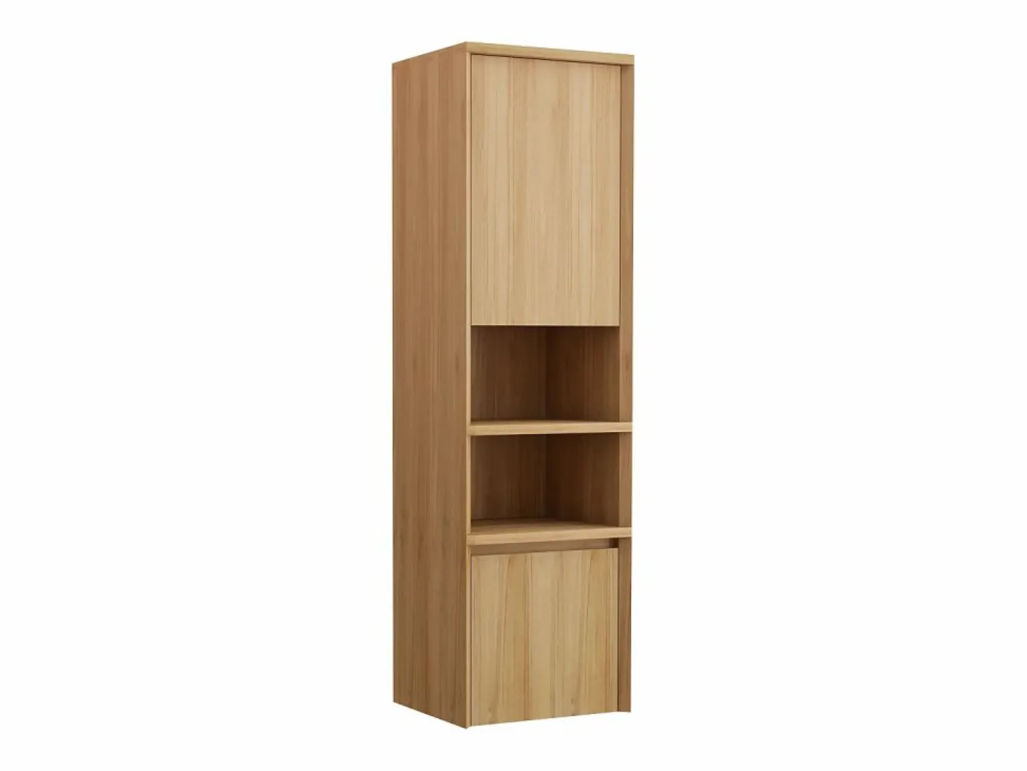 New Columna de baño suspendida de teca con estantes - Alt.140 cm - KUPANG Columna De Baño