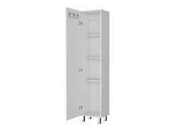 TuHome Columna de baño Vintro en melamina con 4 estantes y 1 puerta , , 180 cm X 40 cm X 31.3 cm