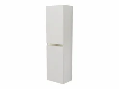 Sale Columna de cuarto de baño haaus Zed, suspendida, 2 puertas, brillo/, MDF, L 29 x A 22 x 104 cm Mueble De Pared Para Baño