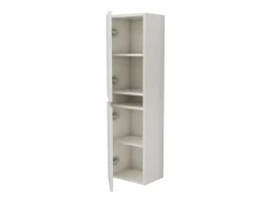 Sale Columna de cuarto de baño haaus Zed, suspendida, 2 puertas, brillo/, MDF, L 29 x A 22 x 104 cm Mueble De Pared Para Baño