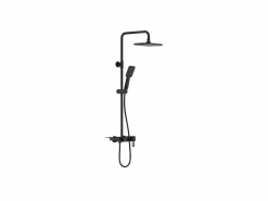 Shower & Design Columna de ducha de aluminio - mate - H126 x L40 x P35,5 cm - JIZEO