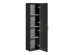 Petits-Meubles Columna de pared 1 puerta Adriel Negro