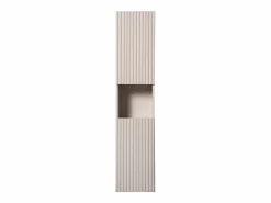 Best Petits-Meubles Columna de pared 2 puertas 1 compartimiento Riva Cachemira y Madera Beige