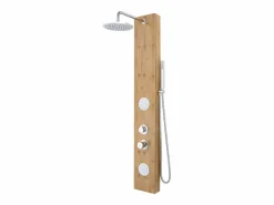 Columna ducha hidromasaje SOLAL bambú – 20x140cm Columna De Ducha