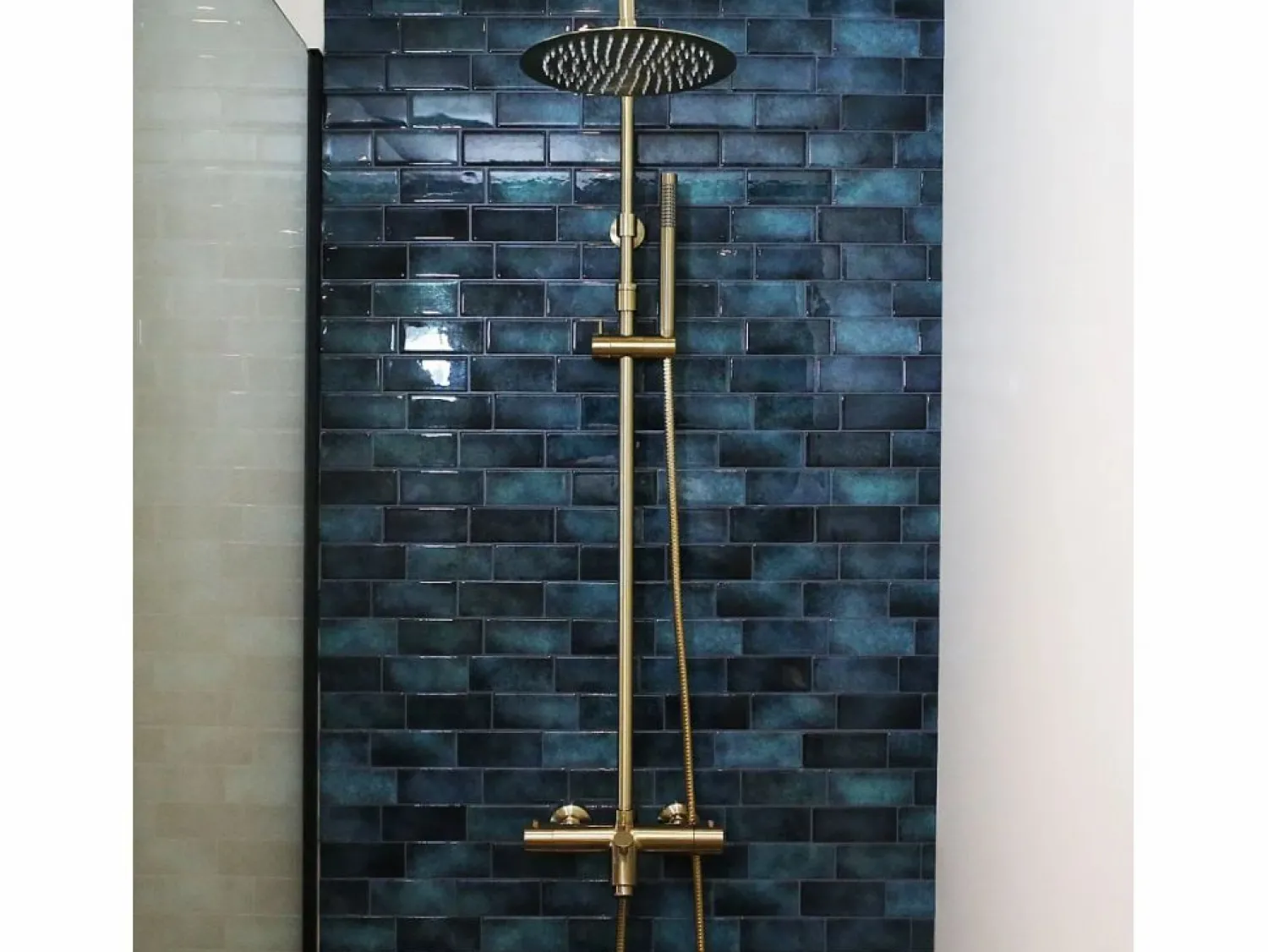 Online Essebagno Columna termostática para bañera y ducha Luisa II 250 oro cepillado Dorado