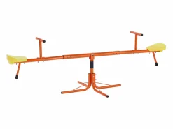 Discount Columpio de Balancín SucceBuy para Niños, Capacidad 45,4 kg por Asiento, Equipado con Asas Ergonométricas, Patas de Soporte de 4 Ramas, Rotación 360°