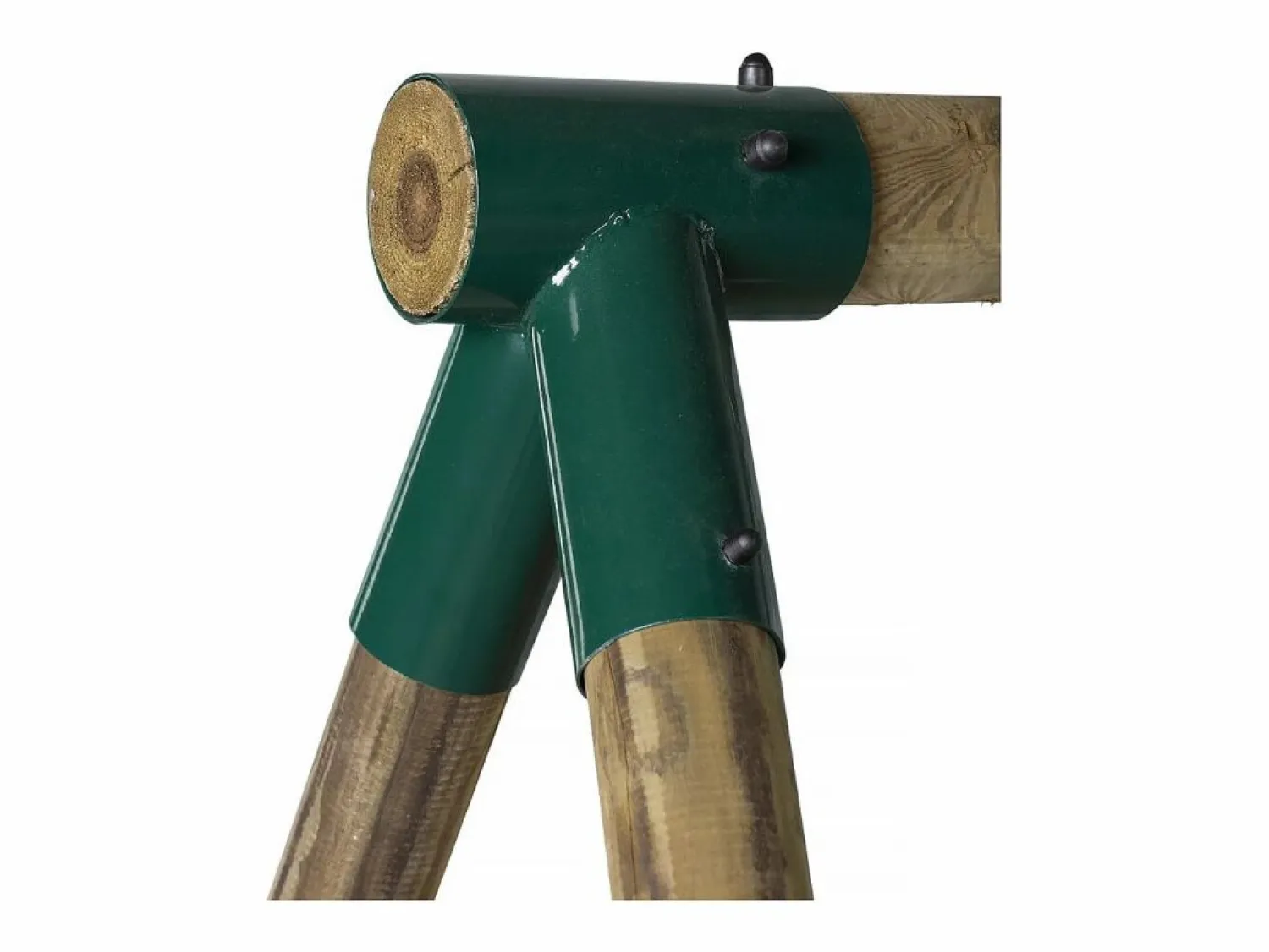 Habitat et jardin Columpio de madera "Lana" - Con 2 columpios y 1 cara a cara
