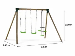 Habitat et jardin Columpio de madera