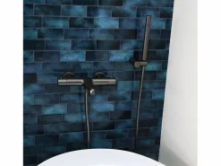 Sale Essebagno Combinación de soporte de ducha Luisa de 3 piezas en gris metalizado Gris antracita