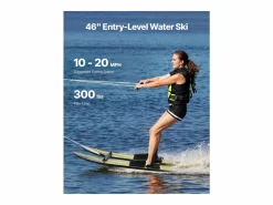 New Combo Esquí Náutico SucceBuy, 116,8 cm para Adultos con Fijaciones Ajustables X-7 Deportes Náuticos