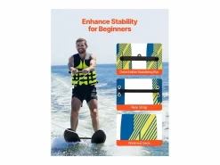 New Combo Esquí Náutico SucceBuy, 116,8 cm para Adultos con Fijaciones Ajustables X-7 Deportes Náuticos