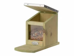 Sale Comedero de madera y zinc para ardillas Comida Para Animales De Compañía
