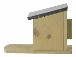 Sale Comedero de madera y zinc para ardillas Comida Para Animales De Compañía
